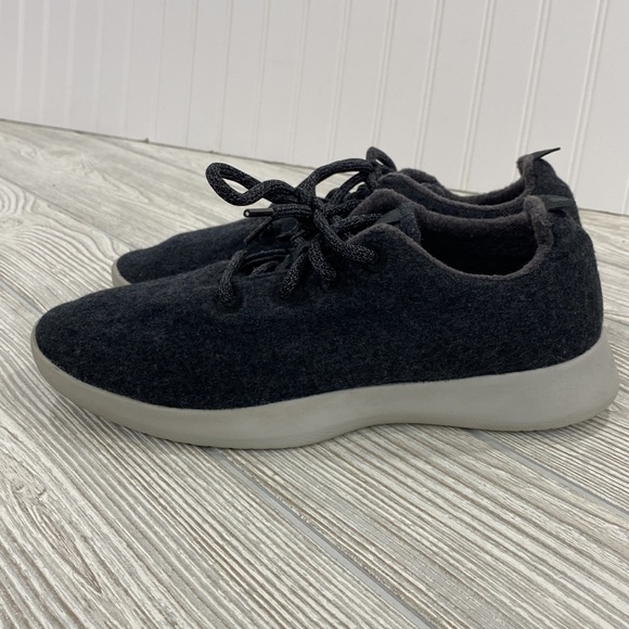 Allbirds Gray Wool Runners Sneakers - womens sz 10 - Picture 4 of 8